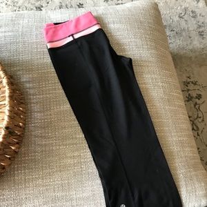 Lululemon yoga pants long size 8. Never worn